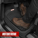 MOTOR TREND BLACK UNIVERSAL FLOOR MAT SET, BLACK - Like New