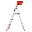 LITTLE GIANT HERO 5' MODEL ANSI TYPE IAA 375 LB STEPLADDER - WHITE/ORANGE - Like New