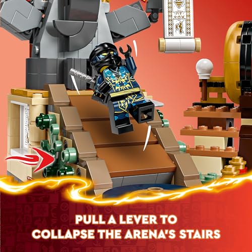 LEGO NINJAGO Tournament Battle Arena Playset 6 Minifigures 71818 - Like New