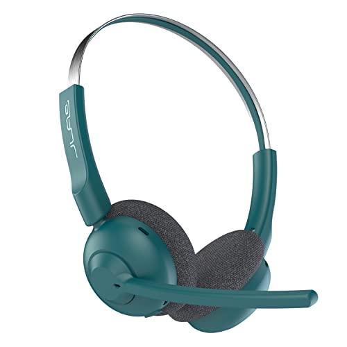 JLAB GO WORK POP ON-EAR WIRELESS HEADSET 50+ HRS BLUETOOTH HBGWRKPOPRTEL4 TEAL - Like New