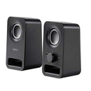 LOGITECH Z150 MULTIMEDIA SPEAKERS Z150 WITH STEREO SOUND - BLACK - Like New