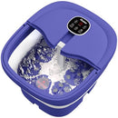 HOSPAN Collapsible Foot Spa Electric Rotary Massage, Foot Bath Heat - PURPLE - Brand New