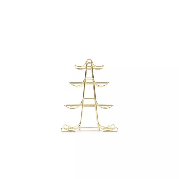 BLOGILATES 4 TIER WEIGHT RACK - GOLD - Brand New
