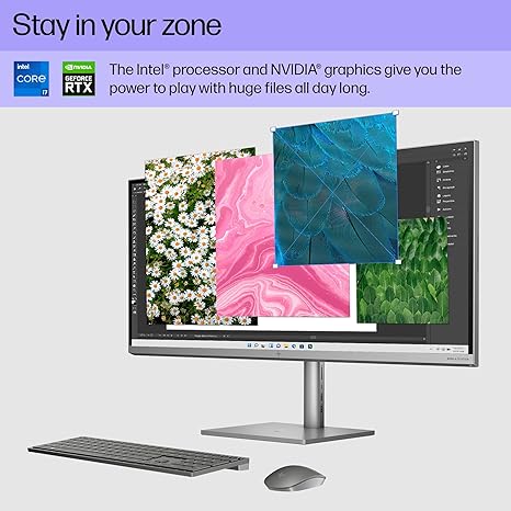 HP Envy 34" All-in-One PC WUHD i7-12700 32GB 1TB SSD RTX 3060 34-C1050 - Silver - Like New