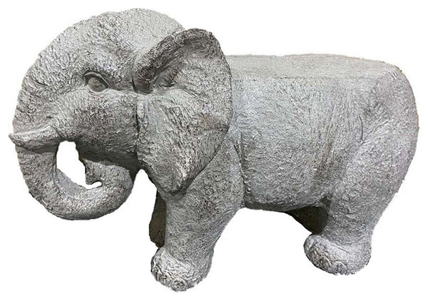 SANTA'S WORKSHOP 25" ELEPHANT BENCH - GRAY - Scratch & Dent