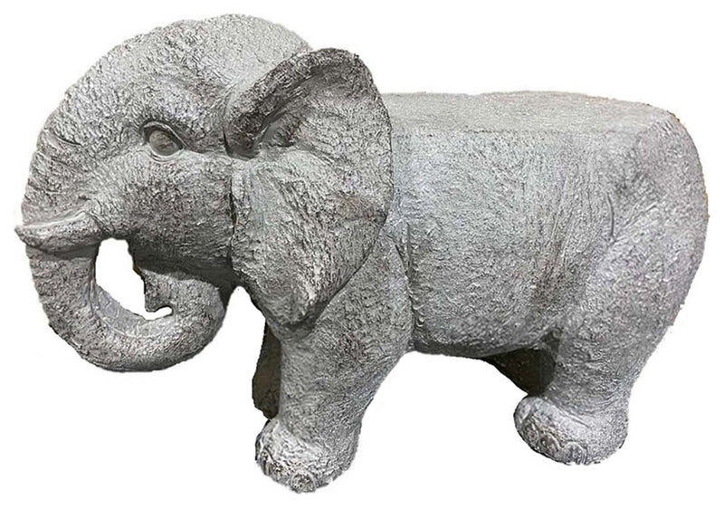 SANTA'S WORKSHOP 25" ELEPHANT BENCH - GRAY - Scratch & Dent
