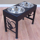 Elevated Dog Feeder Stand Gourmet Dog Treats 16" Tall Made in USA - Like New