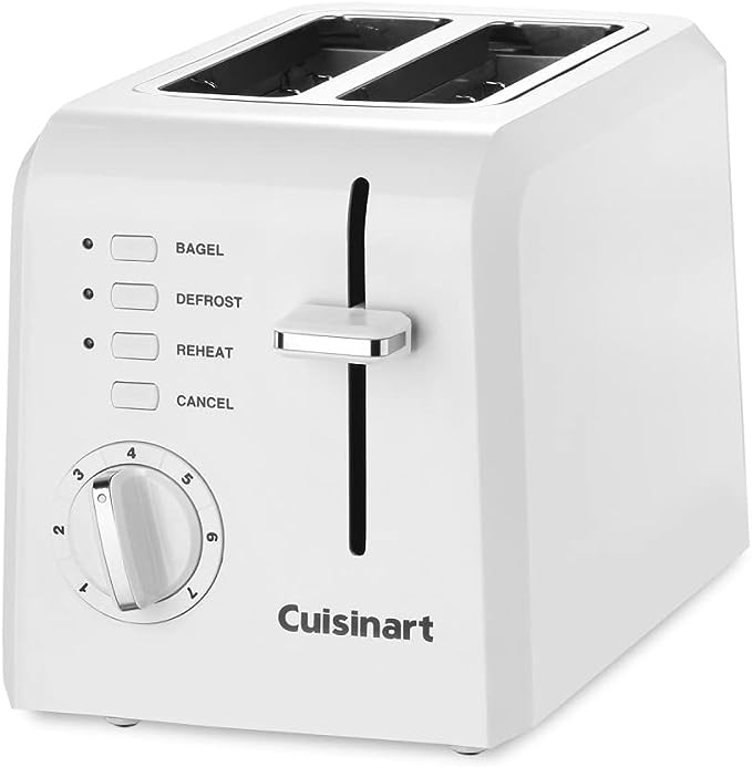 Cuisinart CPT-122FR Compact 2-Slice Toaster - White - Like New