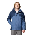 COLUMBIA MENS BUGABOO III FLEECE INTERCHANGE JACKET SMALL - DARK MOUNTAIN NAVY - Brand New