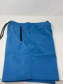 JUMP START MEN'S PERFORMANCE TRAINING SHORTS ZIPPER POCKETS SIZE: S - LIGHT BLUE - Like New