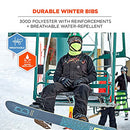 Ergodyne N-Ferno 6472 Winter Insulated Bib Overalls, Size Medium - Brand New