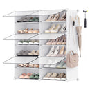 SONGMICS SHOE RACK ORGANIZER, 6-TIER SHOE STORAGE CABINET, ULPC033W01 - WHITE - Like New