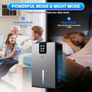 PSOS DEHUMIDIFIER FOR HOME 120 OZ WATER TANK 1000 SQ.FT, 7 COLORS LED - GREY - Like New