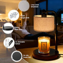 Candle Warmer Lamp with Timer & Dimmer Wax Warmer, 50W GU10 - BLACK - Like New