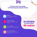 HOUSE OF PARTY Blue Shimmer Wall Backdrop - 24 Panels B094XXHYJL - Like New