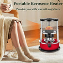 2 in 1 Kerosene Heater & Stove, Non-Electric 360° Surround 9000 BTU - Red - Brand New