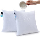 KAKABELL THROW PILLOW INSERTS WATERPROOF 16X16 SET OF 2 - WHITE - Brand New