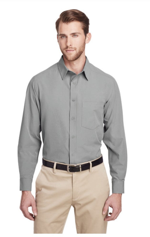 UltraClub Men's Bradley Performance Woven Shirt UC500 New