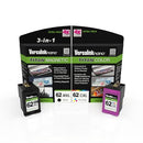 VERSAINK-NANO 62 MXL TITAN-MAGNETIC BLACK, COLOR 2-PACK, COMPATIBLE WITH 62 - Brand New