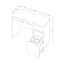 ROOM ESSENTIALS WRITING DESK WITH DRAWERS - WHITE - Like New
