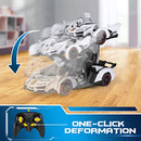FDJ REMOTE CONTROL CAR - TRANSFORM TOYS, 1 BUTTON, 2.4Ghz 1:18, P37-1 - WHITE - Like New