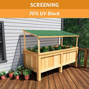 Coolaroo 70% UV Block Prvcy&Screen Fabric Breathable Fence Cover 6'x100'Green - Brand New