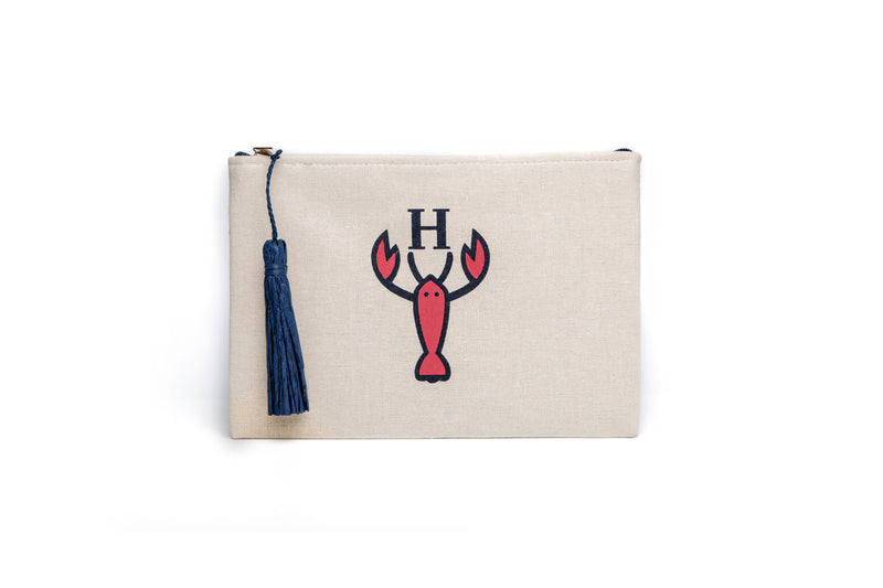 THE HAMPTONS IN A CLUTCH SIZE: 11" L X 7" H - NATURAL - Like New