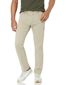 Amazon Essentials Men's Athletic-Fit Stretch Jeans Men LIGHT KHAKI BROWN 33x30 - Brand New