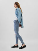 540665 GAP WOMEN'S MID RISE LEGGING PANT SIZE 30 MEDIUM DESTROY - Brand New