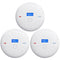 LECOOLIFE 3 Pack 10 Year Battery Smoke Carbon Monoxide Detector GS528A - WHITE Like New