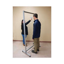 Ghent Acrylic Mobile Divider with Thermometer Access Cutout - Clear - Brand New
