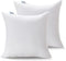 ACANVA 26X26 INCH, 2 COUNT, DECORATIVE THROW PILLOW INSERTS, SQUARE TOP, WHITE - Like New