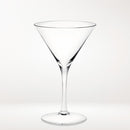 WILLIAMS SONOMA RESERVE MARTINI GLASSES, SET OF 4, 4" DIAM. 6 3/4" HIGH. - CLEAR - Like New