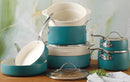Bloombhouse 12 Piece Aluminum Pots and Pans Cookware Set w/ Non-toxic Ceramic - Like New