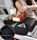 EASY CAR LIFE MULTIFUNCTIONAL CAR ARMREST BOX WITH WIRELESS CHARGING - BLACK - Like New