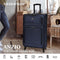 U.S. TRAVELER ANZIO SOFTSIDE EXPANDABLE SPINNER LUGGAGE CARRY-ON 22"- BURGUNDY - Brand New