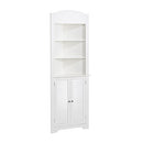 RIVERRIDGE ELLSWORTH COLLECTION TALL CORNER CABINET 06-027 - WHITE - Like New