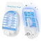 BAMMY FLYING INSECT TRAP 2 DEVICES 6 REFILLS, BUG ZAPPER, LDJS-1 - WHITE Like New