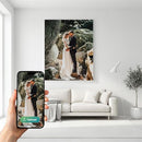 P&L ART. Personalized Custom Canvas Prints: Framed 18X24 - Brand New