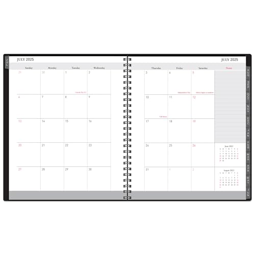 OFFICE DEPOT 2025-2026 OFFICE DEPOT® 14-MONTH WEEKLY/MONTHLY Planner - BLACK - Brand New