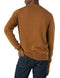 AMAZON ESSENTIALS MEN'S LONG-SLEEVE SWEATER, 100% COTTON, TOFFEE BROWN, LARGE - Brand New
