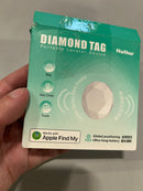 HUTHUR DIAMOND TAG HUTHUR PORTABLE LOCATOR DEVICE 2 PACK - BLACK/WHITE - Like New