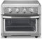 For Parts: Cuisinart Air Fryer Toaster Oven Bake Grill Broil TOA-60 - Silver NO POWER