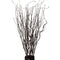 FEILIX 10PCS LIFELIKE CURLY WILLOW BRANCHES DECORATIVE DRIED TWIGS - BROWN - Like New