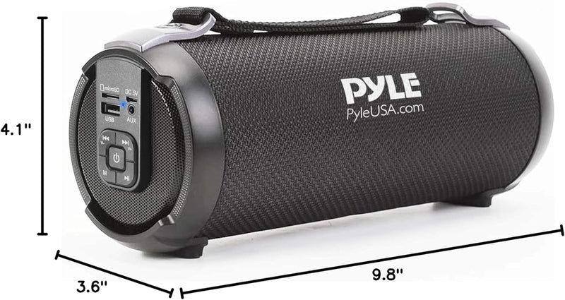 Pyle Wireless Portable Bluetooth Boombox Speaker, 100W Loud, PBMSPG3BK - BLACK Like New