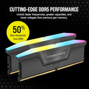 CORSAIR VENGEANCE RGB DDR5 32GB (2 X 16GB) UP TO 6000MHZ CL38-44-44-96 1.35V - Like New