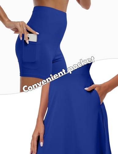 FKEEP Women's Golf Tennis Dress V-Neck with Shorts and Pocket Sapphire Blue S - Brand New