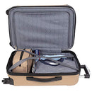 Travelers Club Midtown Hardside 4-Piece Luggage Travel Set, Expandable - Tan - Like New