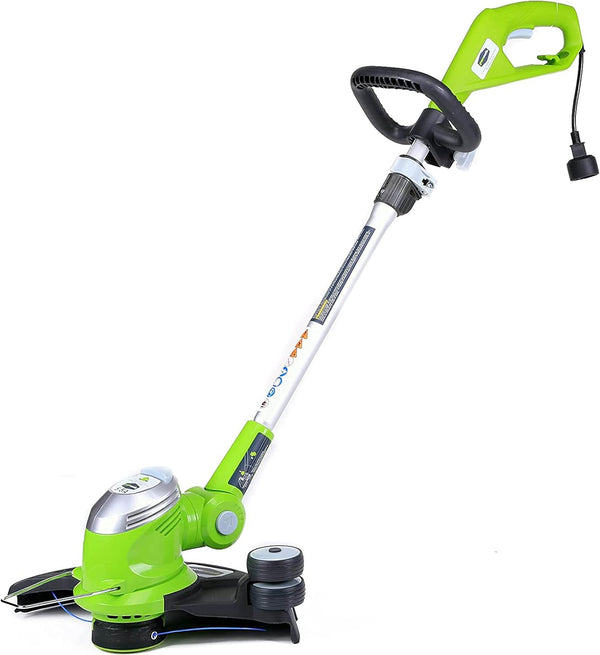 Greenworks 5.5 Amp 15" Corded Electric String Trimmer 21272 - Green Like New