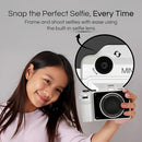 Minolta Digital Camera 56MP Photos, 4K 60FPS Video Dual-Lens Selfie - White - Like New